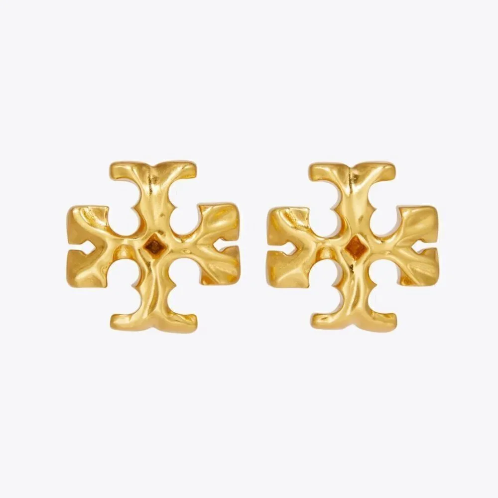 TORY BURCH Logo earring WITHOUT BACKS
